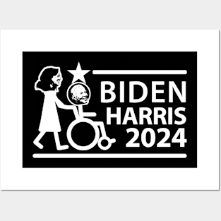 Biden Harris Humor 2024 White Posters and Art